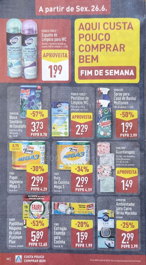 Antevisão Folheto ALDI Promoções de 22 a 28 junho